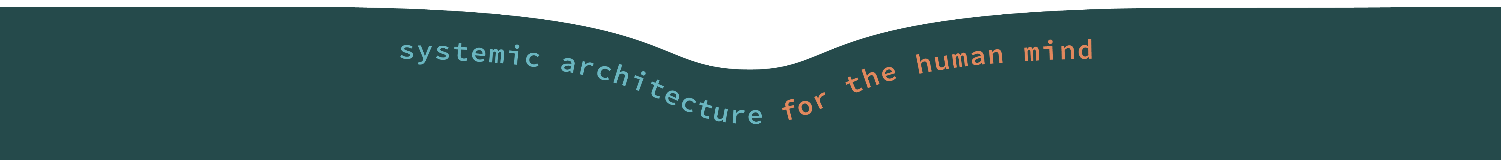 systemic infrastructure for the human soul