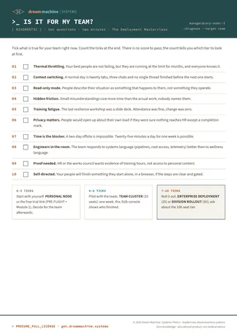 Preview: Is it for my team? (PDF, page 1)
